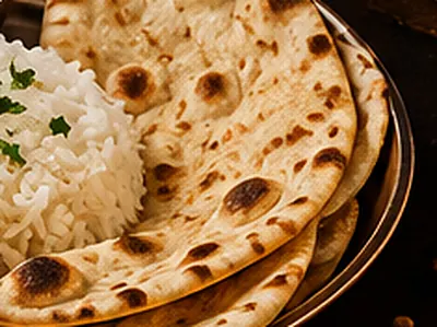 Chapati and naan, straight off the tandoor