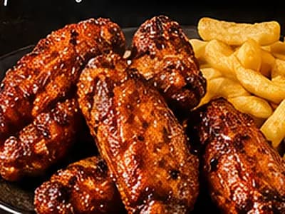 Four-piece tandoori wings